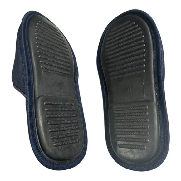 Joe Fresh Blue Denim Slippers Size S (7-8) - Picture 5 of 7